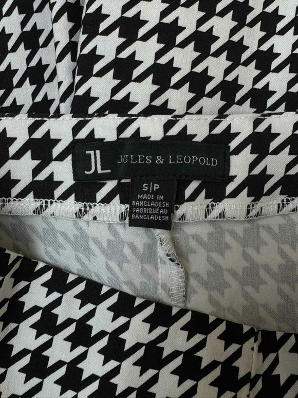 JULES & LEOPOLD NWT! PRINT PULL ON HOUNDTOOTH PANT SIZE S