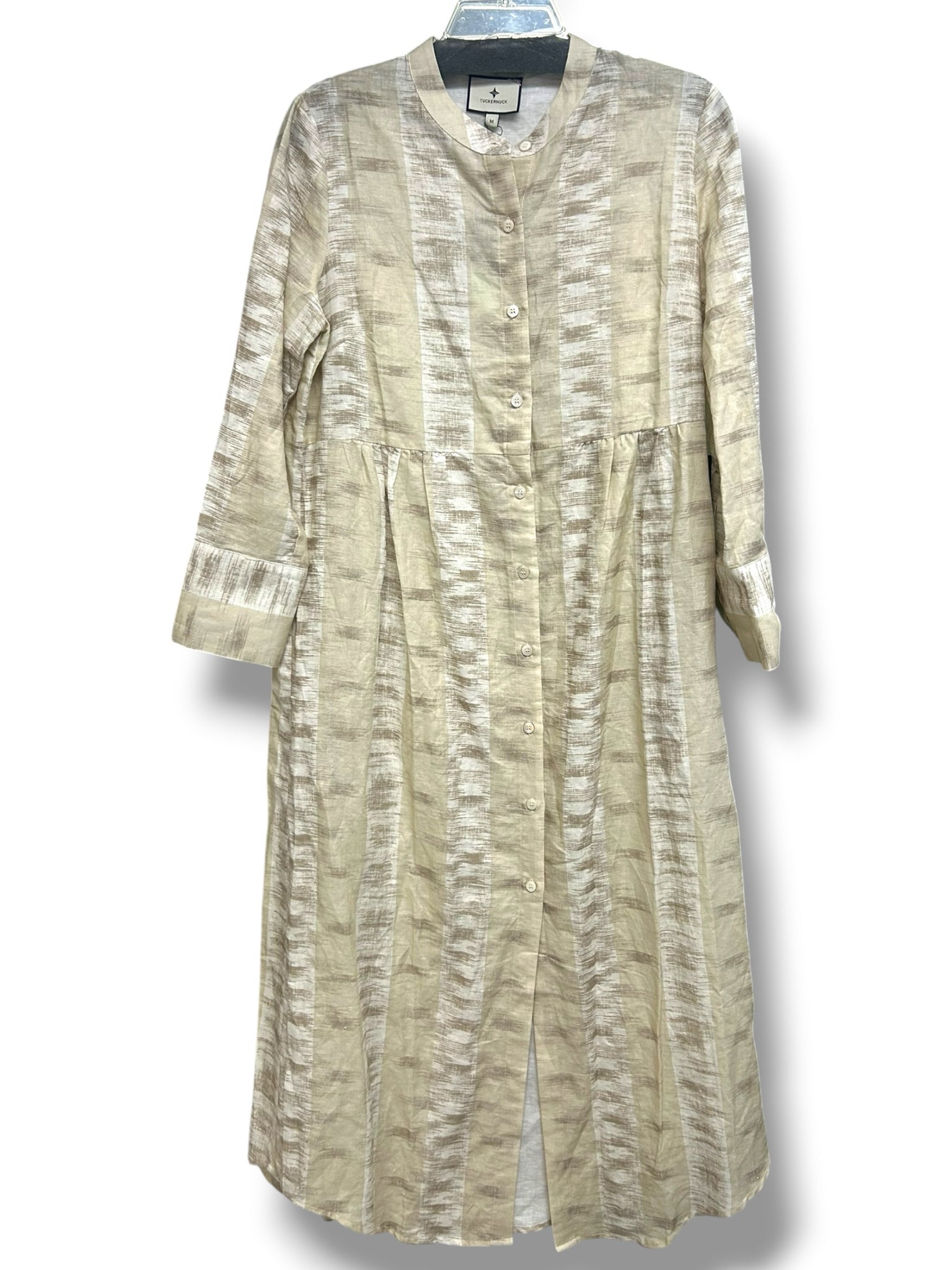 NEW WITH TAGS TUCKERNUCK SANDSTONE IKATE SHEFFIELD SHIRT DRESS SIZE MEDIUM