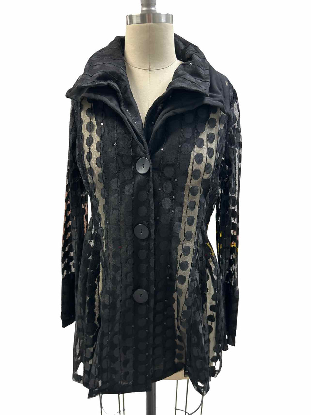DAMEE INC. S LAGENLOOK ART TO WEAR WIRED COLLAR TOPPER SIZE: M