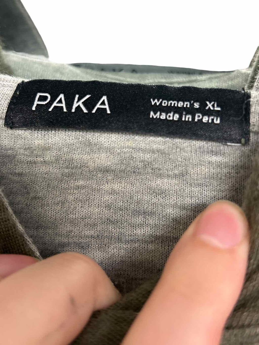 PAKA BREATHE ALPACA BLEND HOODIE SIZE: XL