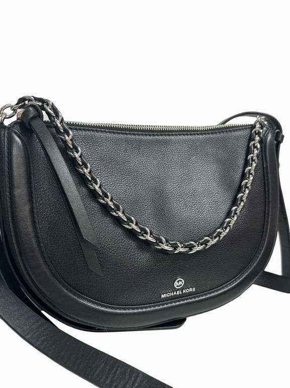 MICHAEL KORS JAGGER PEBBLED LEATHER MESSENGER