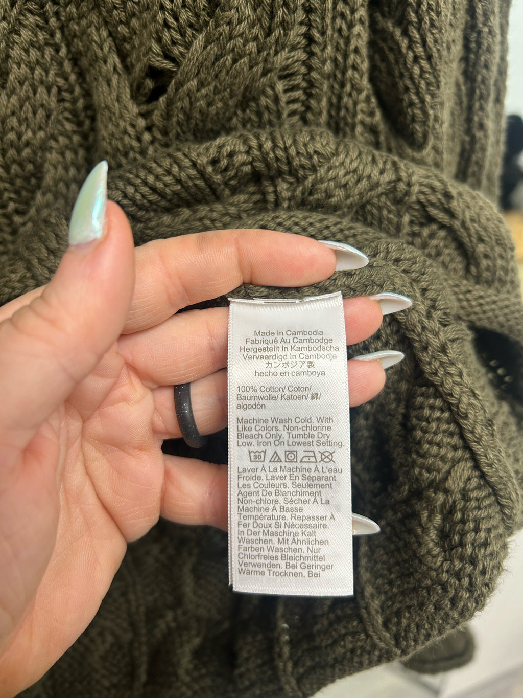 NWT J.CREW WOMEN'S 2025 ROLLNECK OLIVE GREEN CABLE KNIT SWEATER SIZE MEDIUM