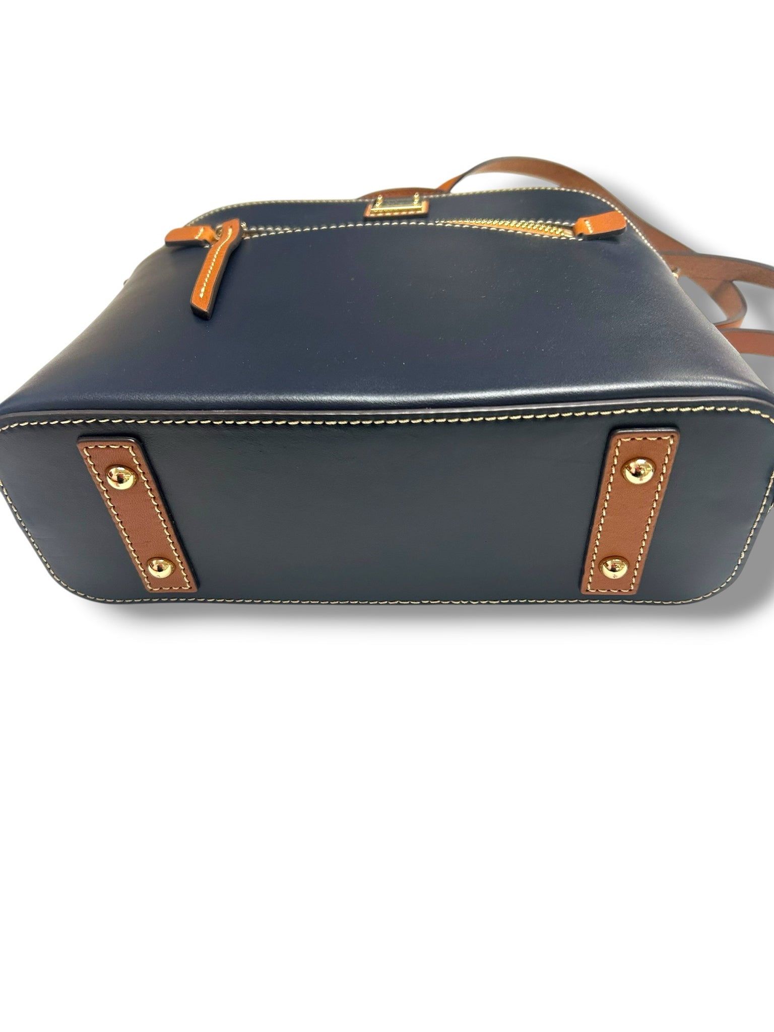 NEW DOONEY AND BOURKE WEXFORD LEATHER BACKPACK IN MIDNIGHT BLUE