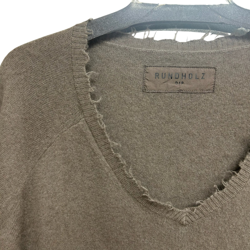RUNDHOLZ DIP WOOL BLEND OVERSIZED RELAXED TUNIC SWEATER SIZE MEDIUM