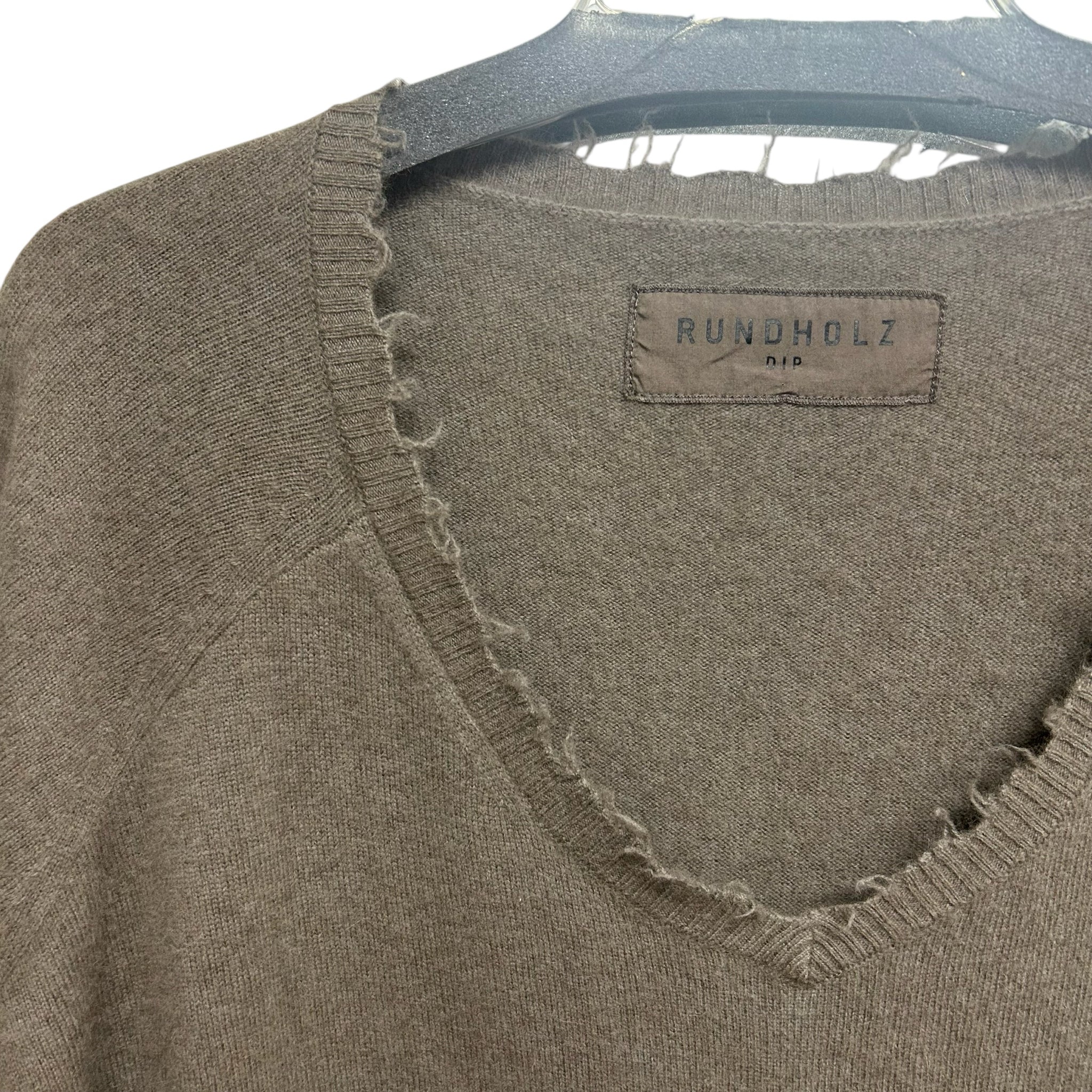 RUNDHOLZ DIP WOOL BLEND OVERSIZED RELAXED TUNIC SWEATER SIZE MEDIUM