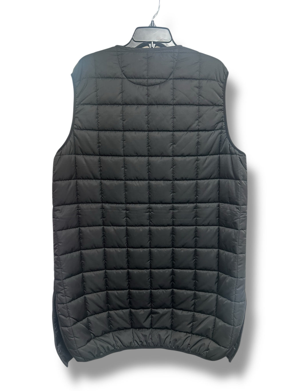 REBECCA MINKOFF BLACK LONG QUILTED PUFFER VEST SIZE LARGE