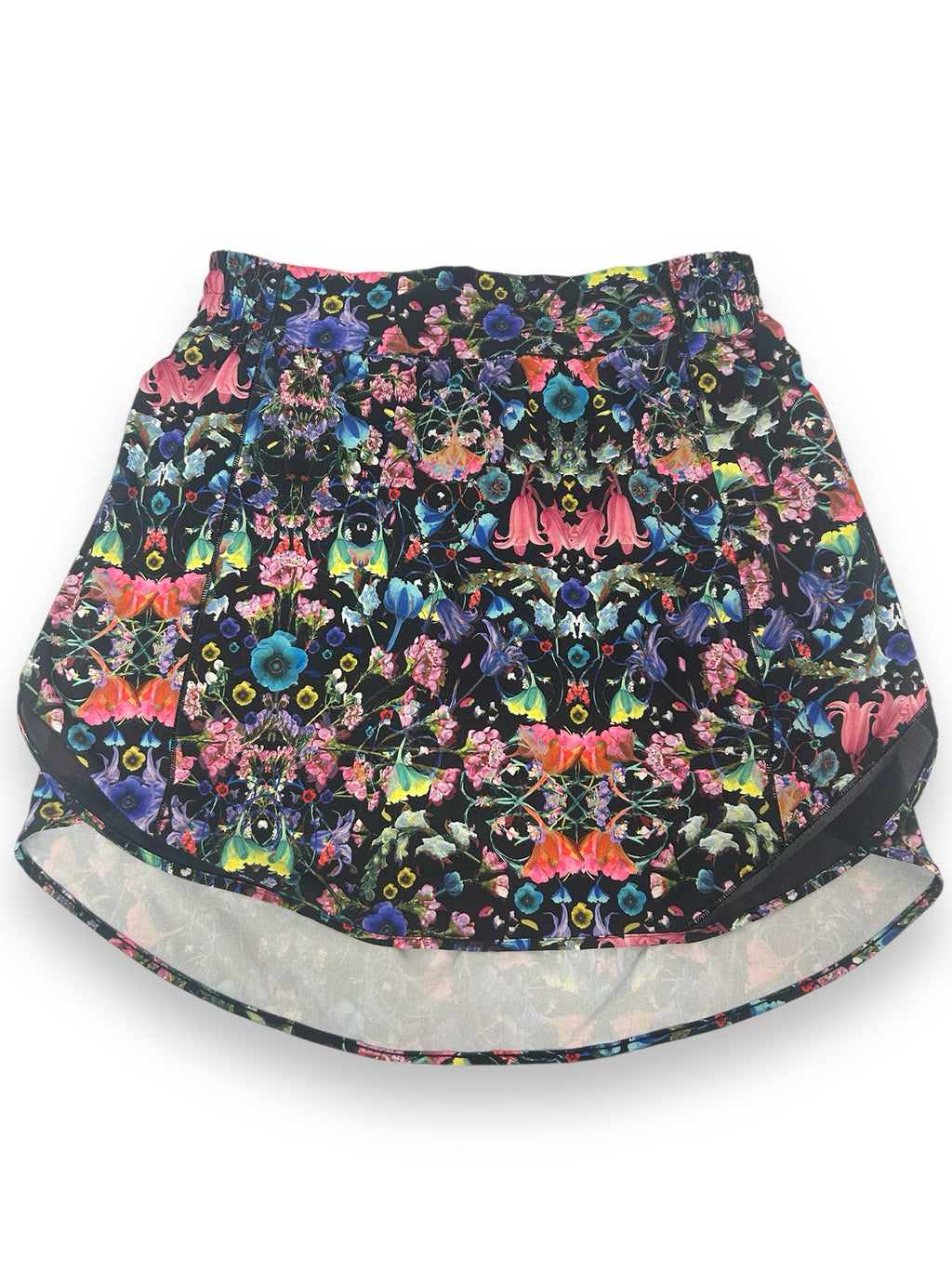 LULULEMON HOTTY HOT HIGH RISE SKORT FLOWERSCAPE SIZE 6
