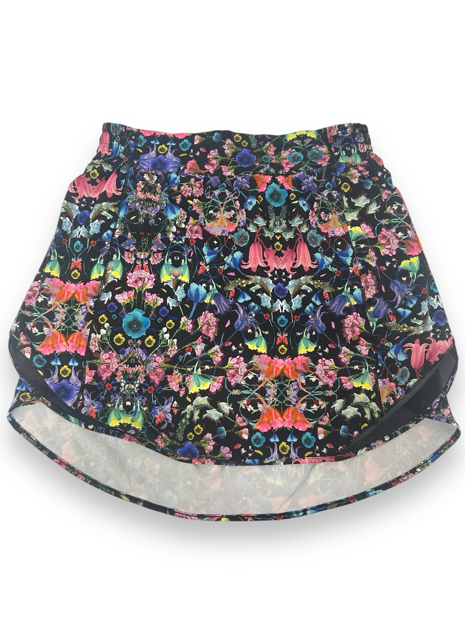 LULULEMON HOTTY HOT HIGH RISE SKORT FLOWERSCAPE SIZE 6
