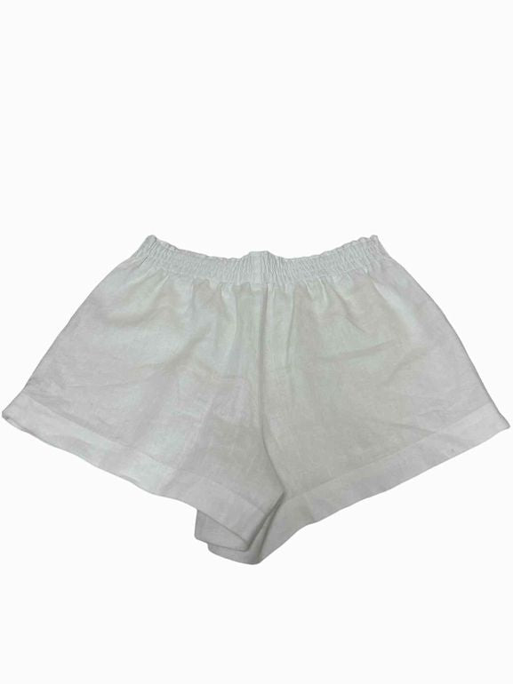 REFORMATION MILA 100% LINEN PULL ON SHORTS SIZE: M