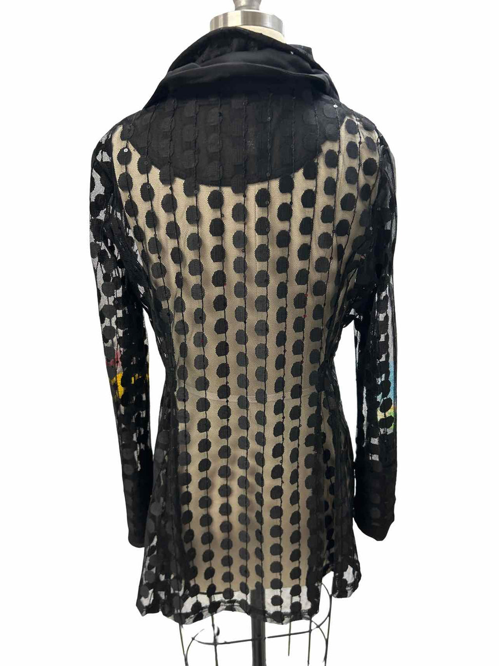 DAMEE INC. S LAGENLOOK ART TO WEAR WIRED COLLAR TOPPER SIZE: M