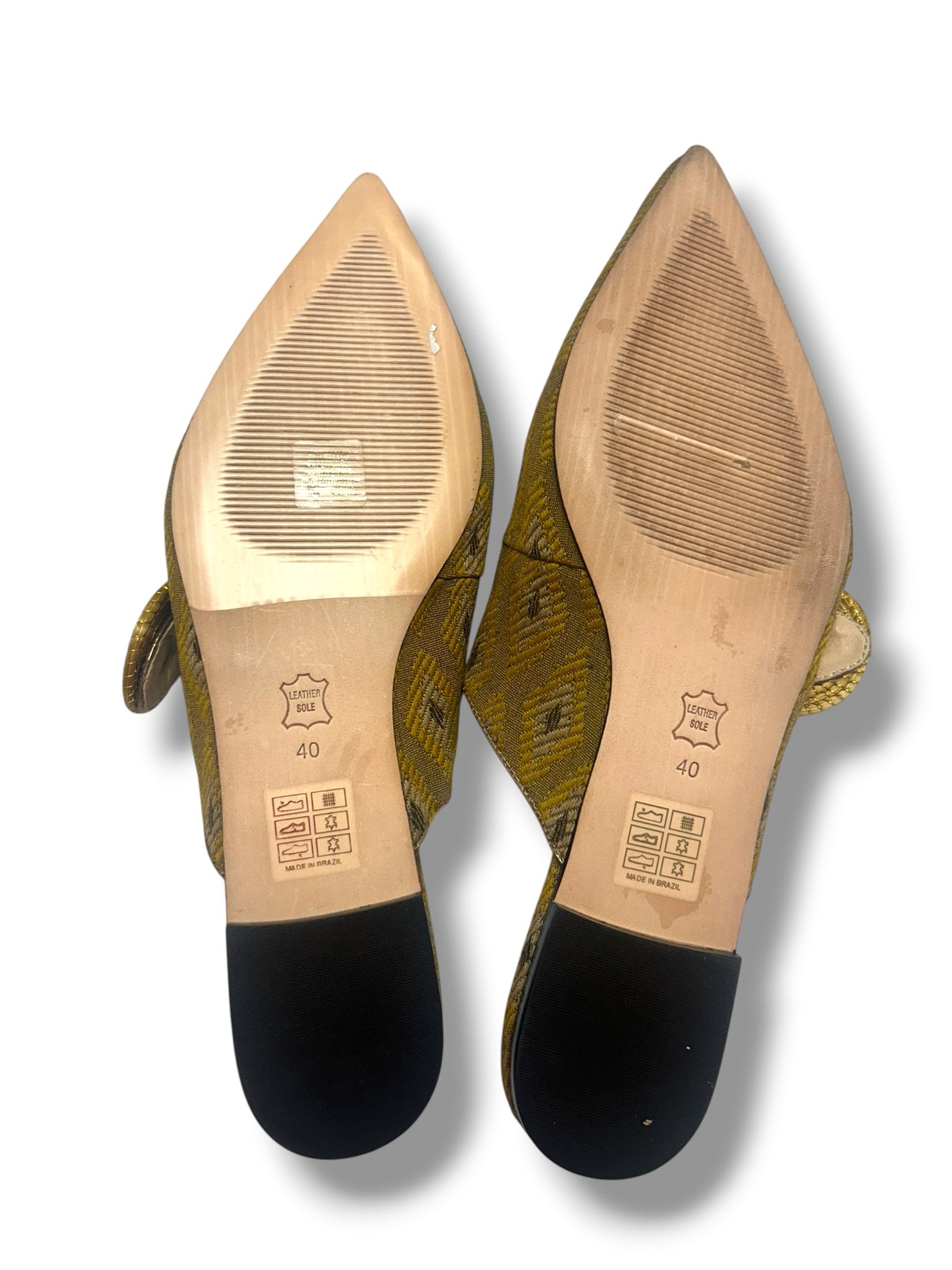 DOTZ JALARIA POINTED TOE SLIP ON MULES SIZE 40 US 10