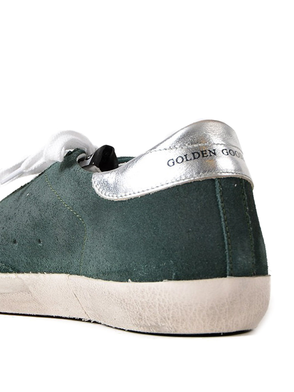 GOLDEN GOOSE SUPERSTAR SUEDE TEAL GREEN SIZE 38