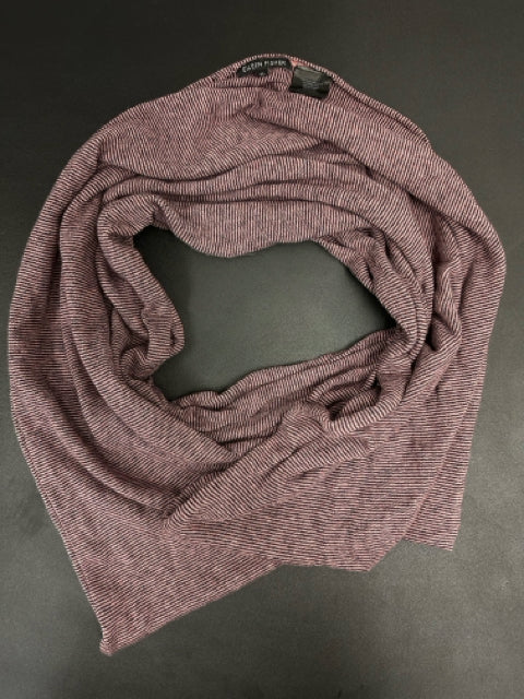EILEEN FISHER ORGANIC COTTON/CASHMERE STRIPED INFINITY SCARF