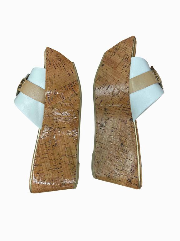 DONALD PLINER DMSX BREN PLATFORM SANDAL SIZE: 8.5