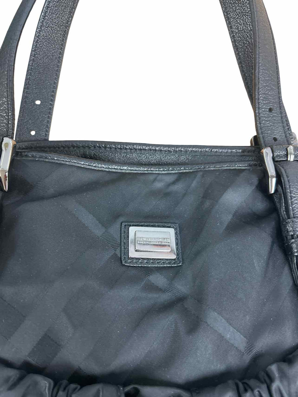 BURBERRY NOVA CHECK NYLON LEATHER
