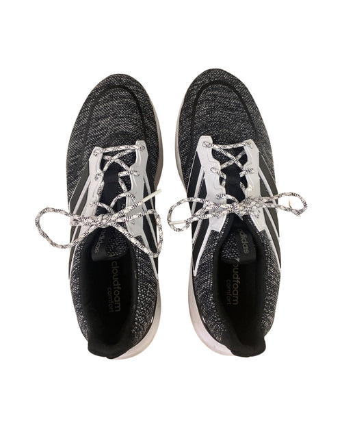 ADIDAS ENERGY FALCON KNIT RUNNING SNEAKERS BLK/GRAY SIZE 14