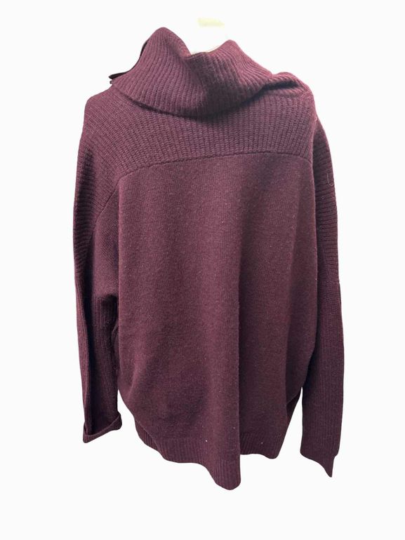 VINCE WOOL & YAK BLEND OVERSIZE COWL NECK SWEATER SIZE: M