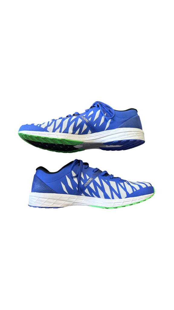 ADIDAS ADIZERO 3 RUNNING SHOES IN BLUE/GREEN