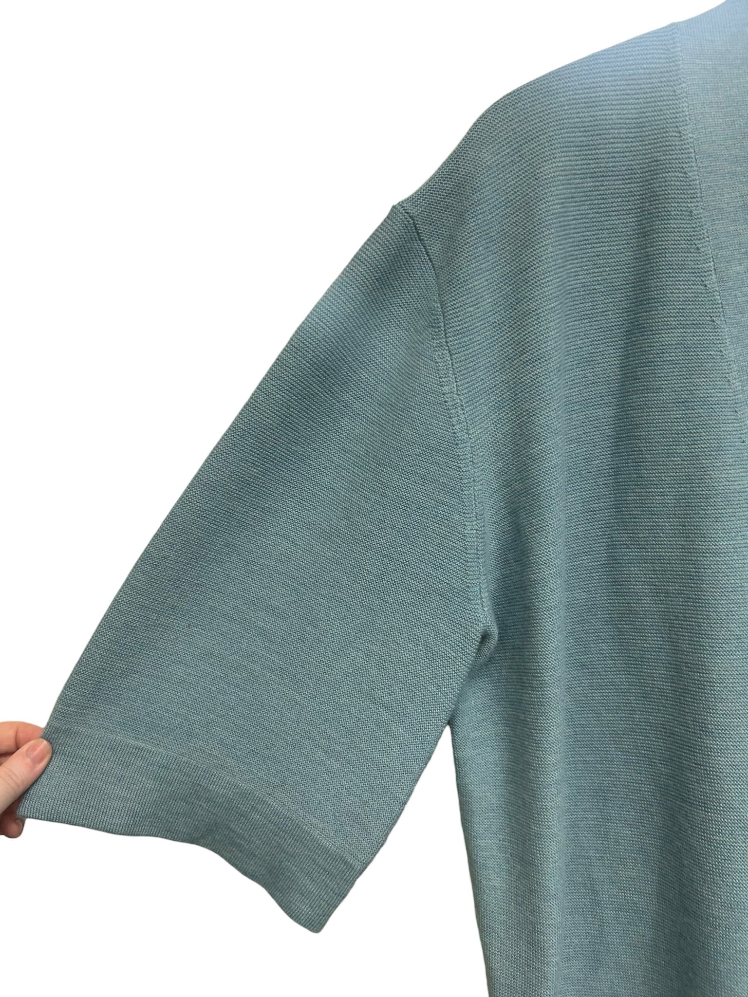 THE RESET R LABEL WOOL KIMONO ONE BUTTON CARDIGAN SIZE XL