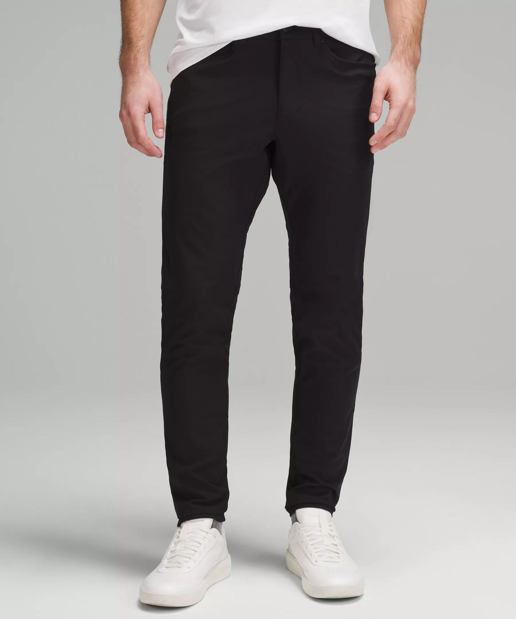 LULULEMON MEN'S ABC STANDARD FIT BLACK PANTS SIZE 32