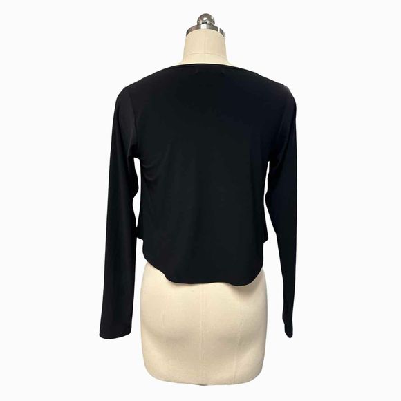 SYMPLI SHORTY CROP BLACK TOP SIZE 8