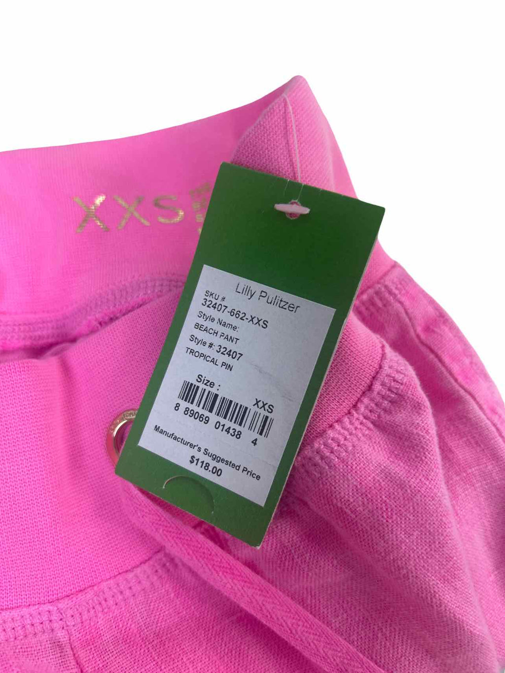 LILLY PULITZER NWT LINEN BEACH PANT SIZE: XXS