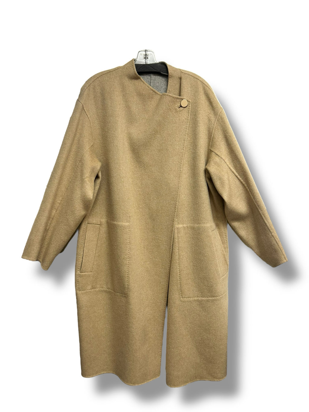 LAFAYETTE 148 REVERSIBLE WOOL AND CASHMERE LONG LENGTH SWEATER COAT SIZE MEDIUM