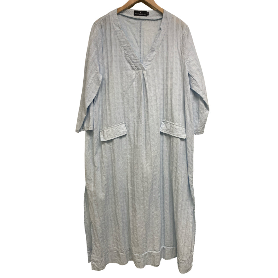 TUCKERNUCK POMANDER PLACE LIGHT BLUE CAROLINA CAFTAN SIZE XXL
