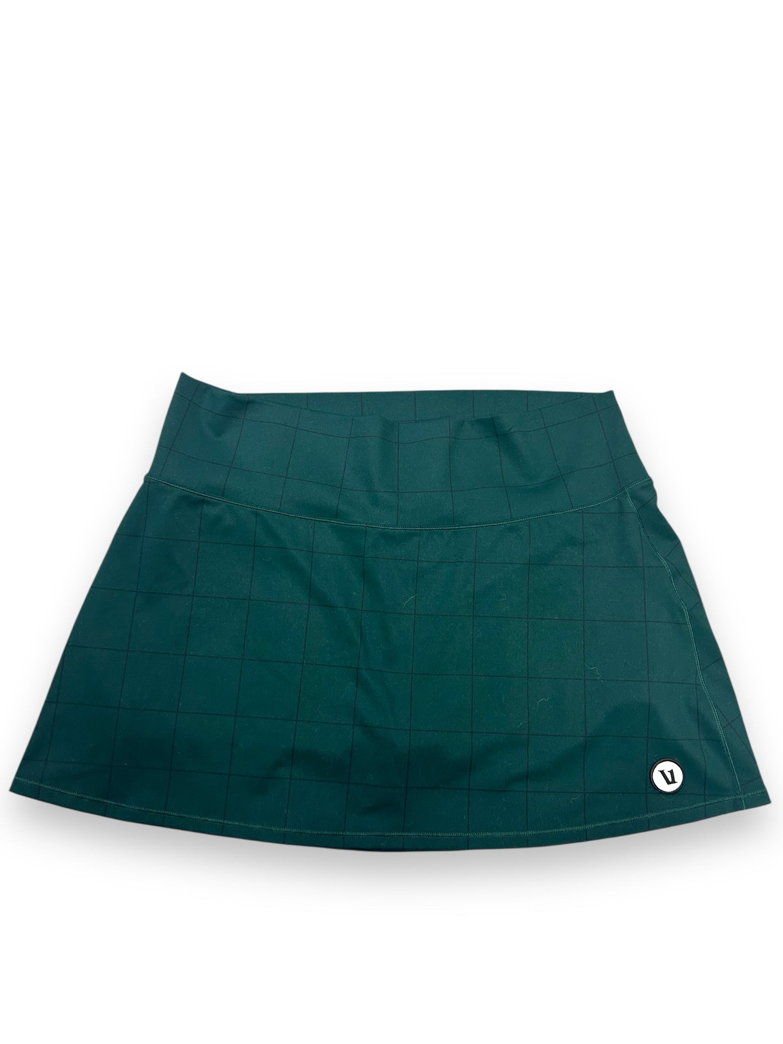 VUORI WINDOWPANE VOLLEY TENNIS SKORT GREEN SIZE XL