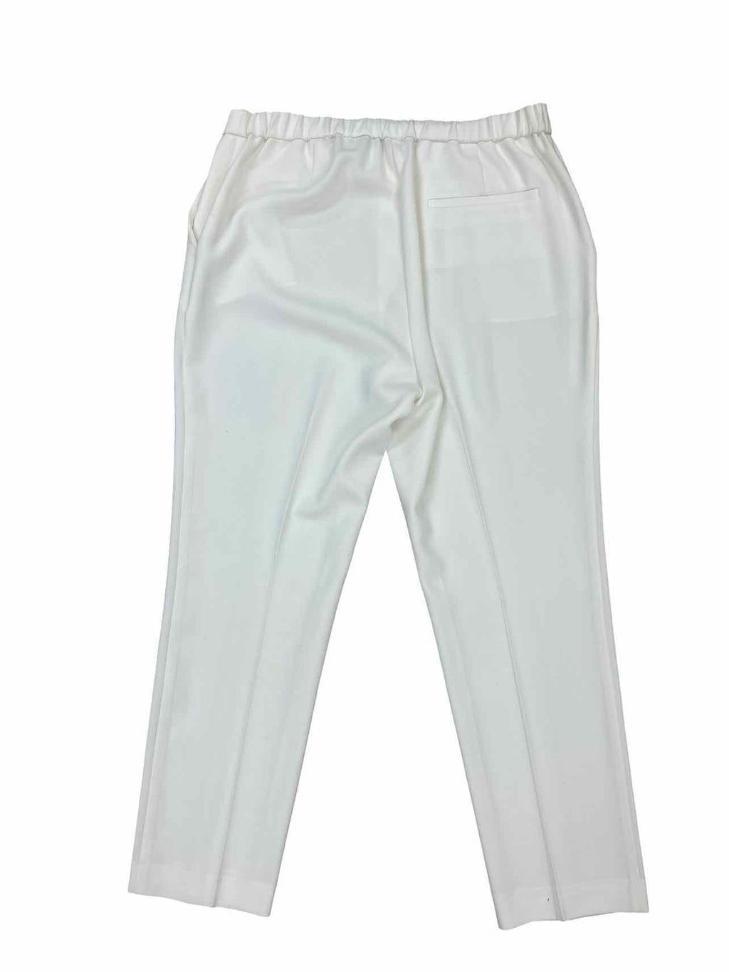 THEORY TREECA ADMIRAL CREPE CROP PANT IN RICE SIZE 8