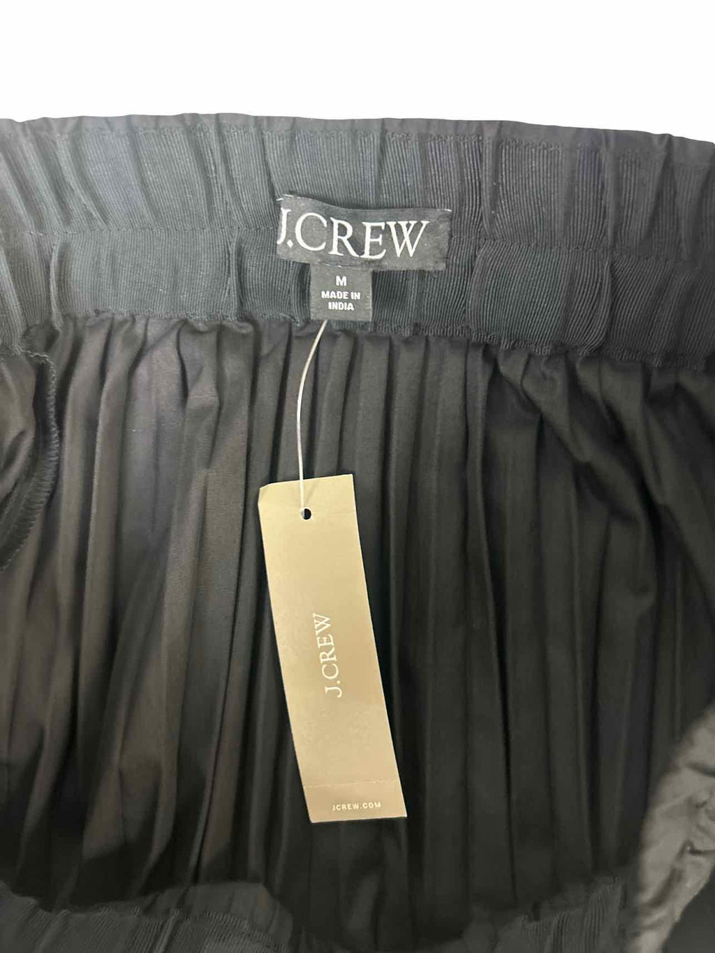 JCREW NWT PLEATED MIDI SKIRT COTTON POPLIN SIZE: M