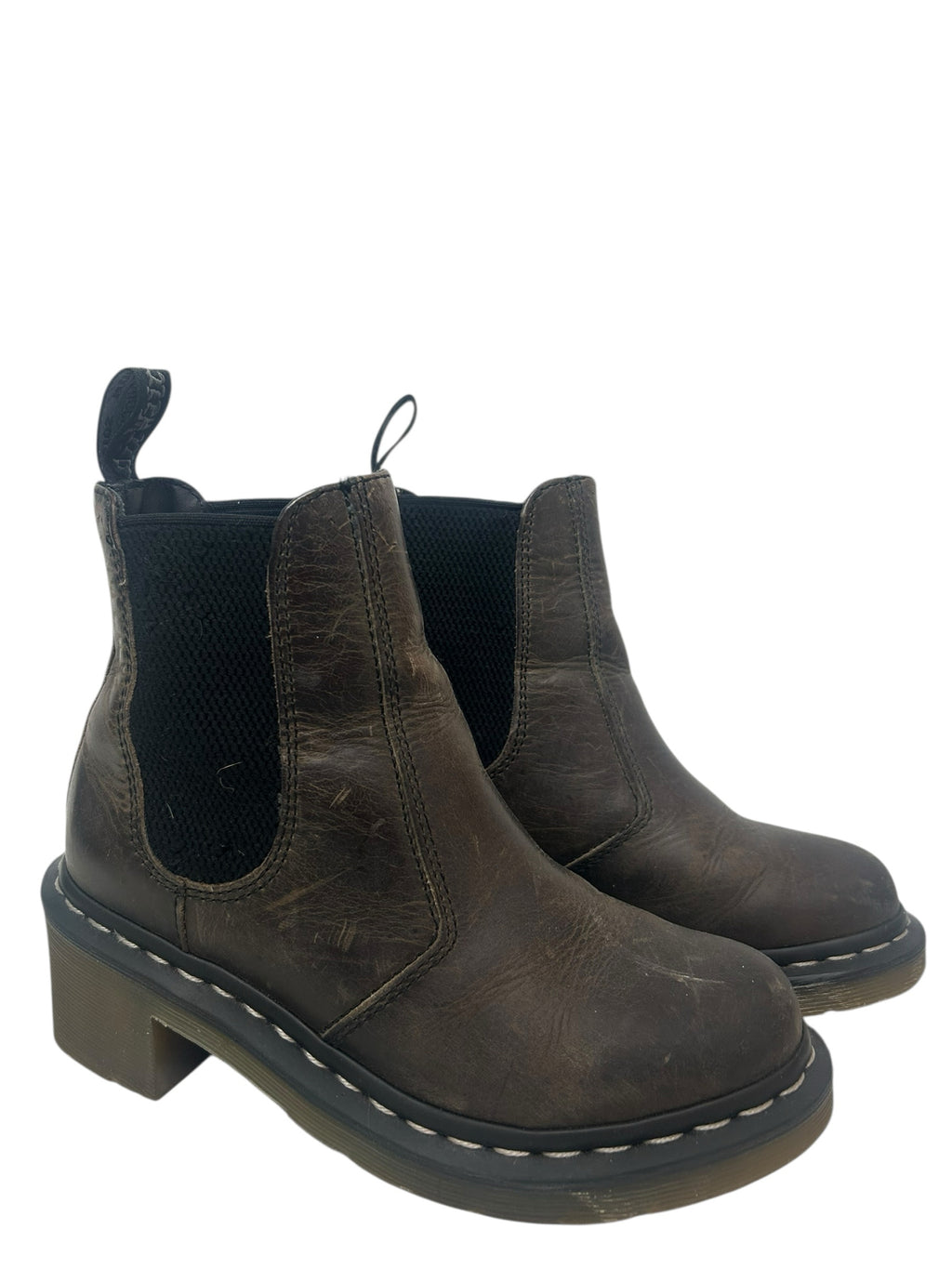 DR MARTENS CADENCE HEELED CHELSEA AIR CUSHION SOLE BOOTS SIZE 6