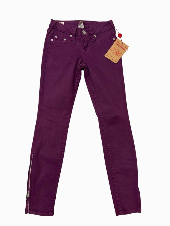 TRUE RELIGION NWT TARA MID RISE SUPER SKINNY LEG SIZE: 24