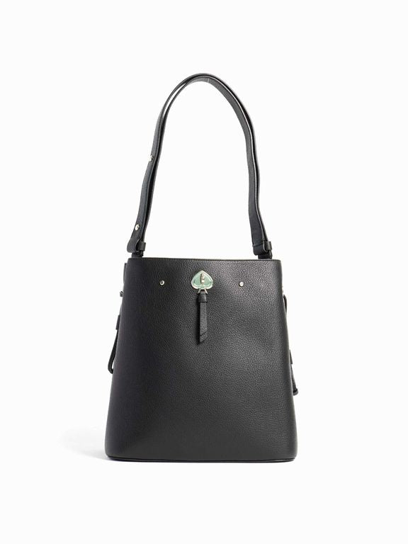 KATE SPADE MARTI BLACK BUCKET BAG -LARGE