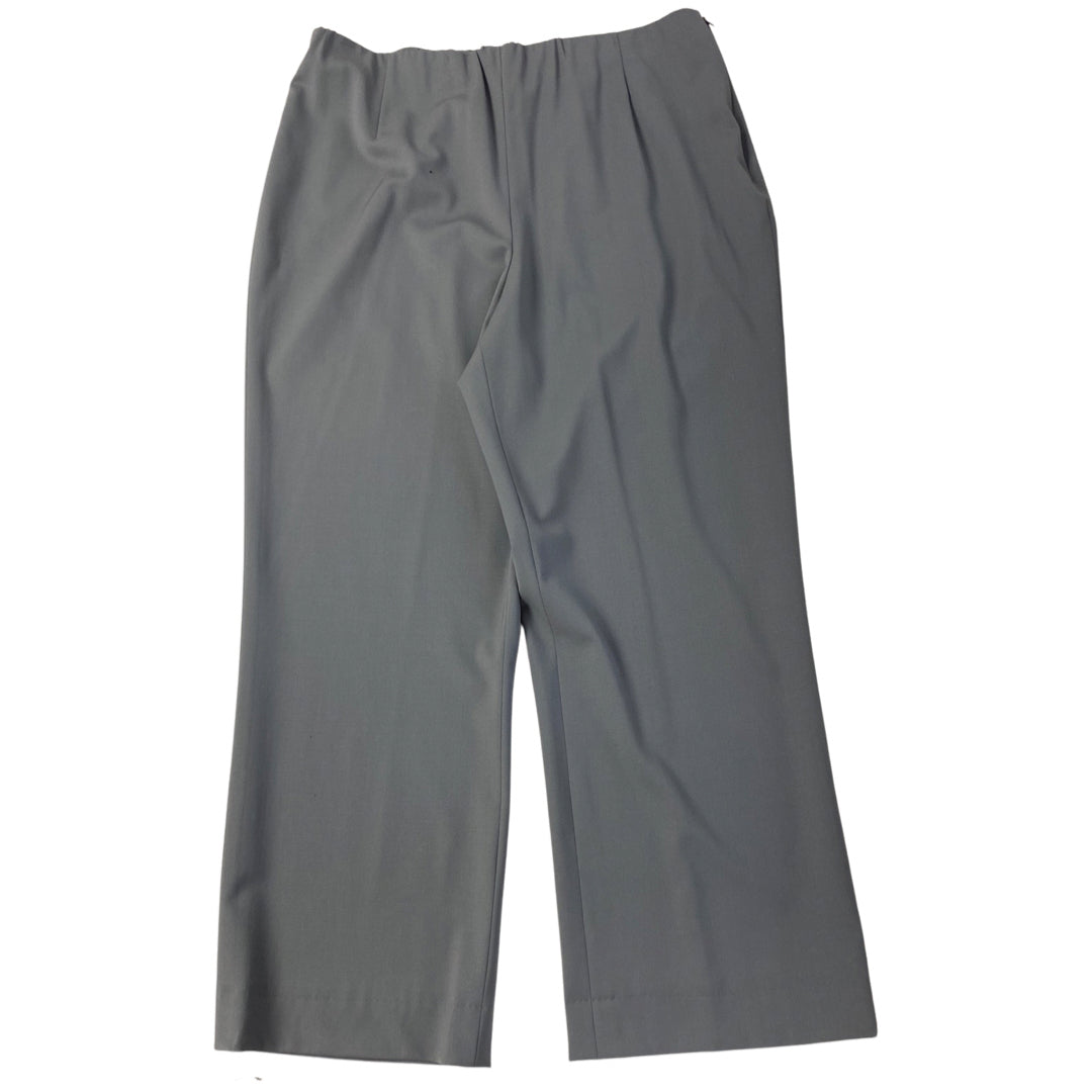 LAFAYETTE 148 GRAY WOOL BLEND UNLINED ELASTIC WAIST PANTS SIZE 16