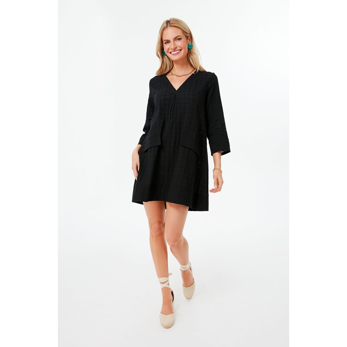 tuckernuck black dress POMANDER PLACE TUCKERNUCK BLACK CAROLINA CAFTAN MINI COVERUP SIZE XXL –  WEARHOUSE CONSIGNMENT