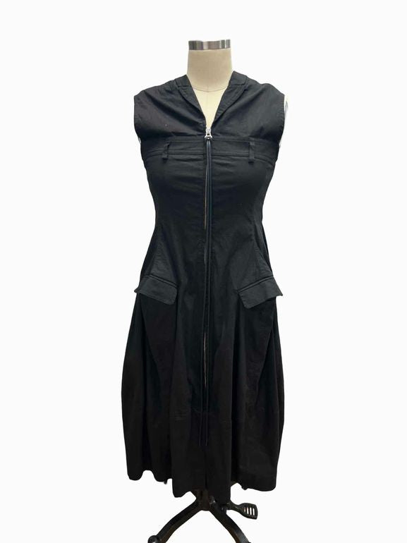 RUNDHOLZ BLACK LABEL AVANTE GARDE SLEEVLESS TUNIC DRESS POCKETS SIZE: XS