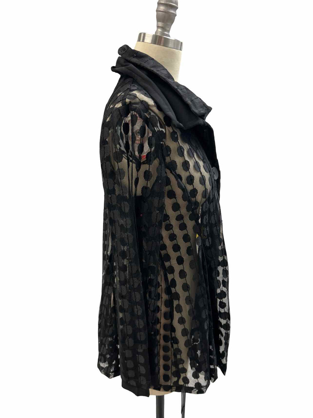 DAMEE INC. S LAGENLOOK ART TO WEAR WIRED COLLAR TOPPER SIZE: M