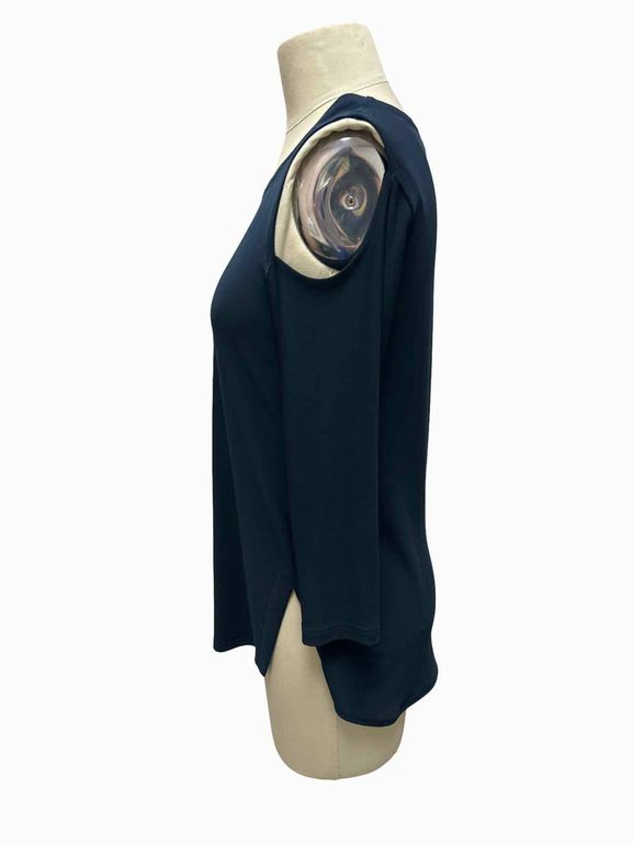 SYMPLI LAGENLOOK COLD SHOULDER TOP SIZE: 6