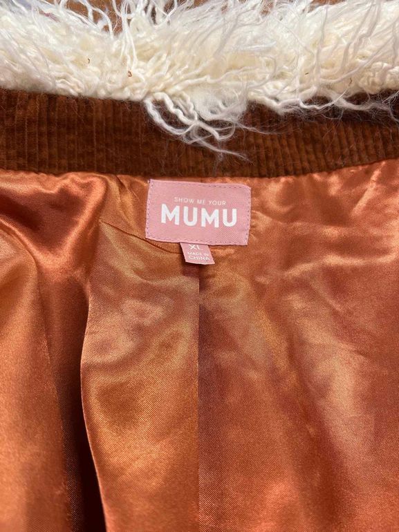 SHOW ME YOUR MUMU PENNY LANE CORDUROY COAT SIZE: XL