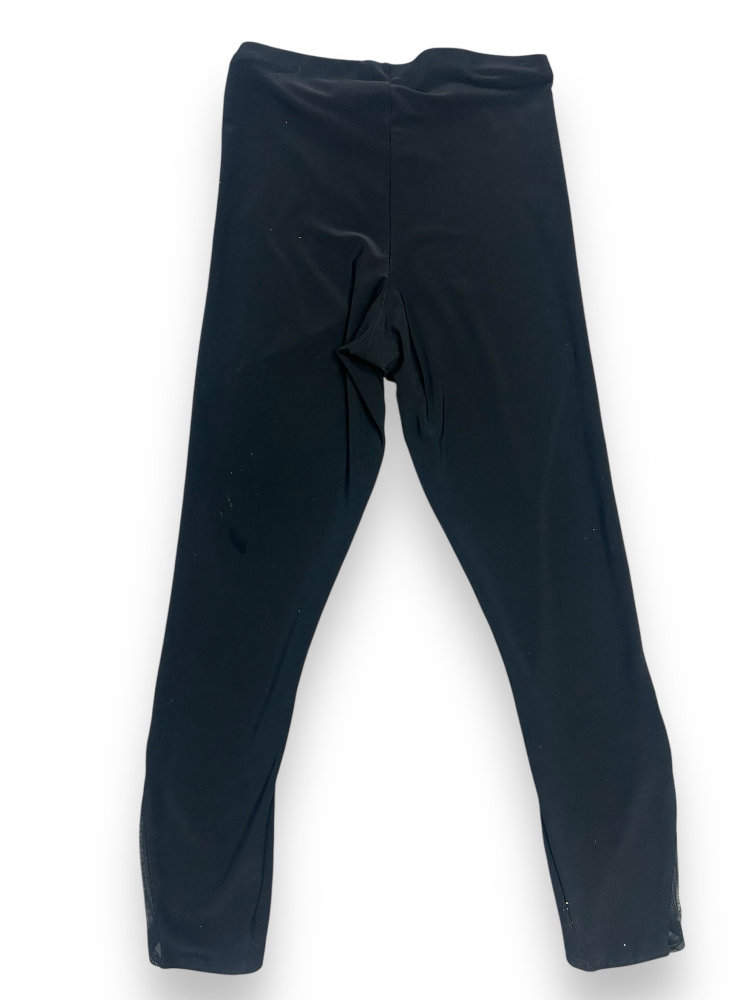 SYMPLI BLACK MESH INSET CROPPED SKINNY PANTS SIZE 6