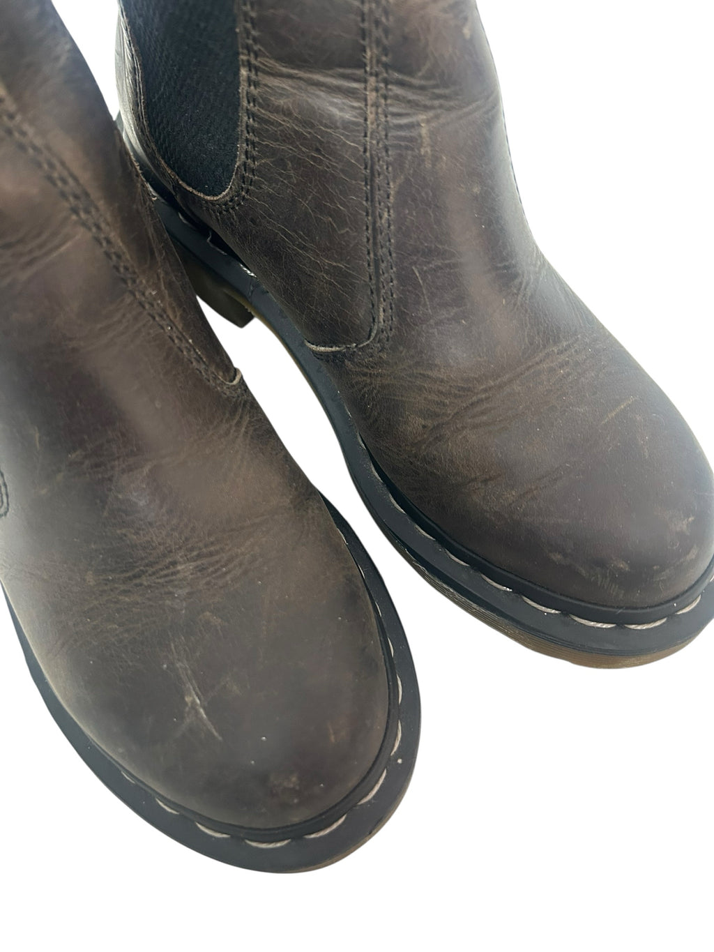 DR MARTENS CADENCE HEELED CHELSEA AIR CUSHION SOLE BOOTS SIZE 6