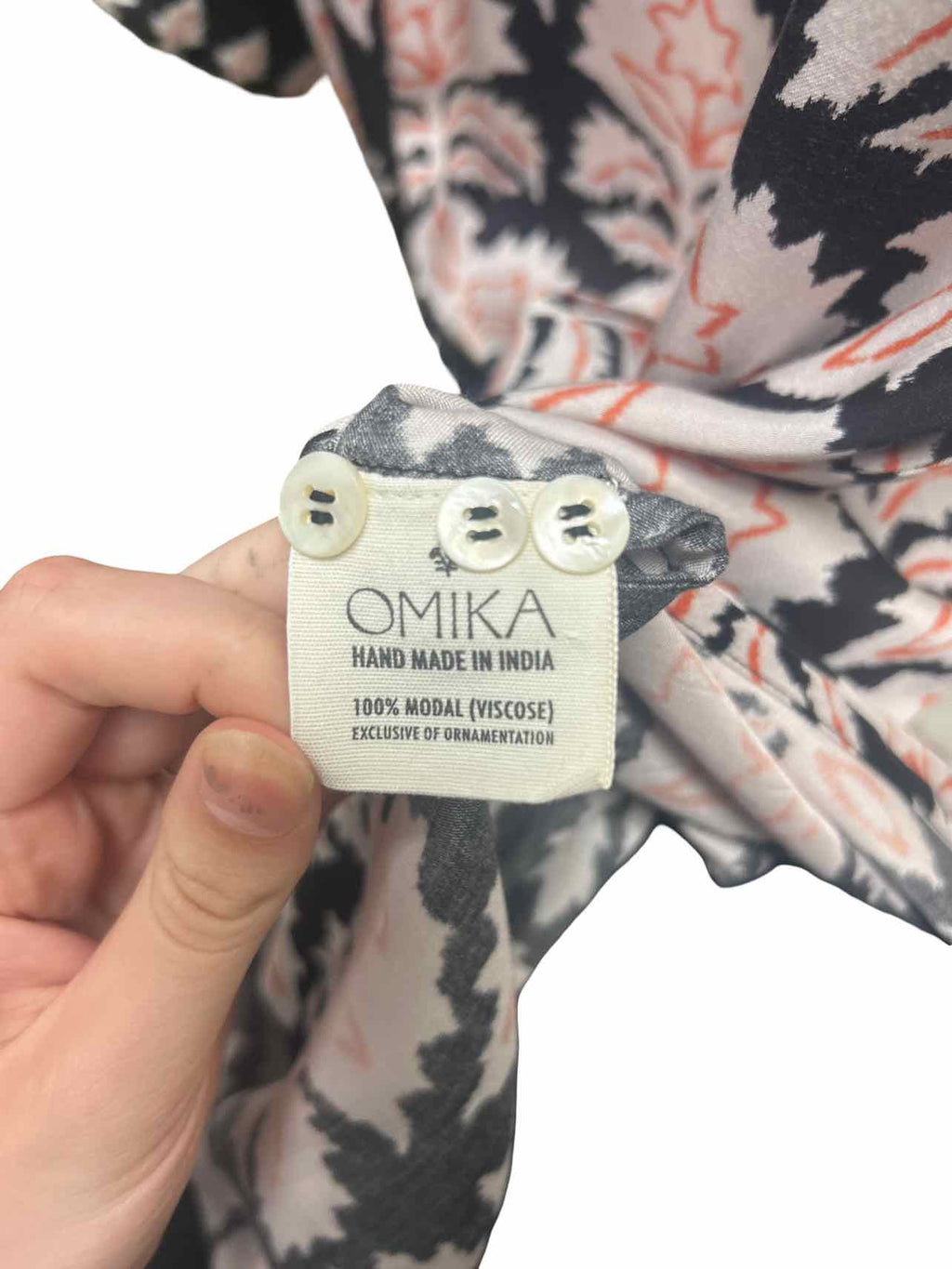 ANTHROPOLOGIE OMIKA PALMA SHIRT DRESS MAXI IN MIKA CAVIAR SIZE: XL