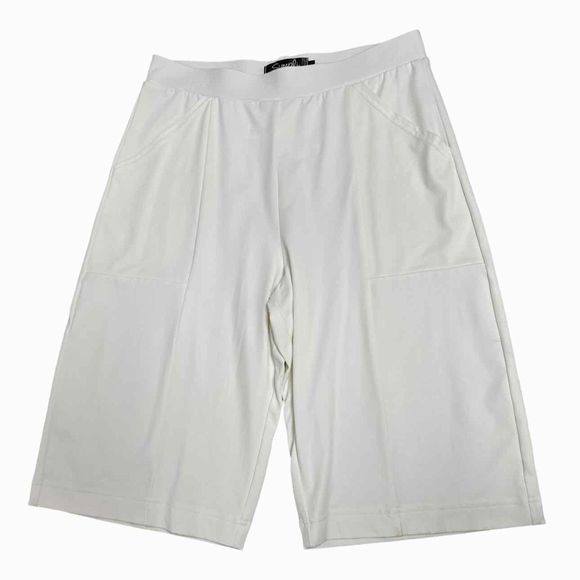 SYMPLI STRAIGHT LEG WHITE KNEE SHORT SIZE 6