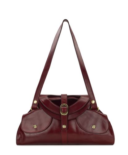 PATRICIA NASH NWT MILANIA CONVERTIBLE SATCHEL OXBLOOD