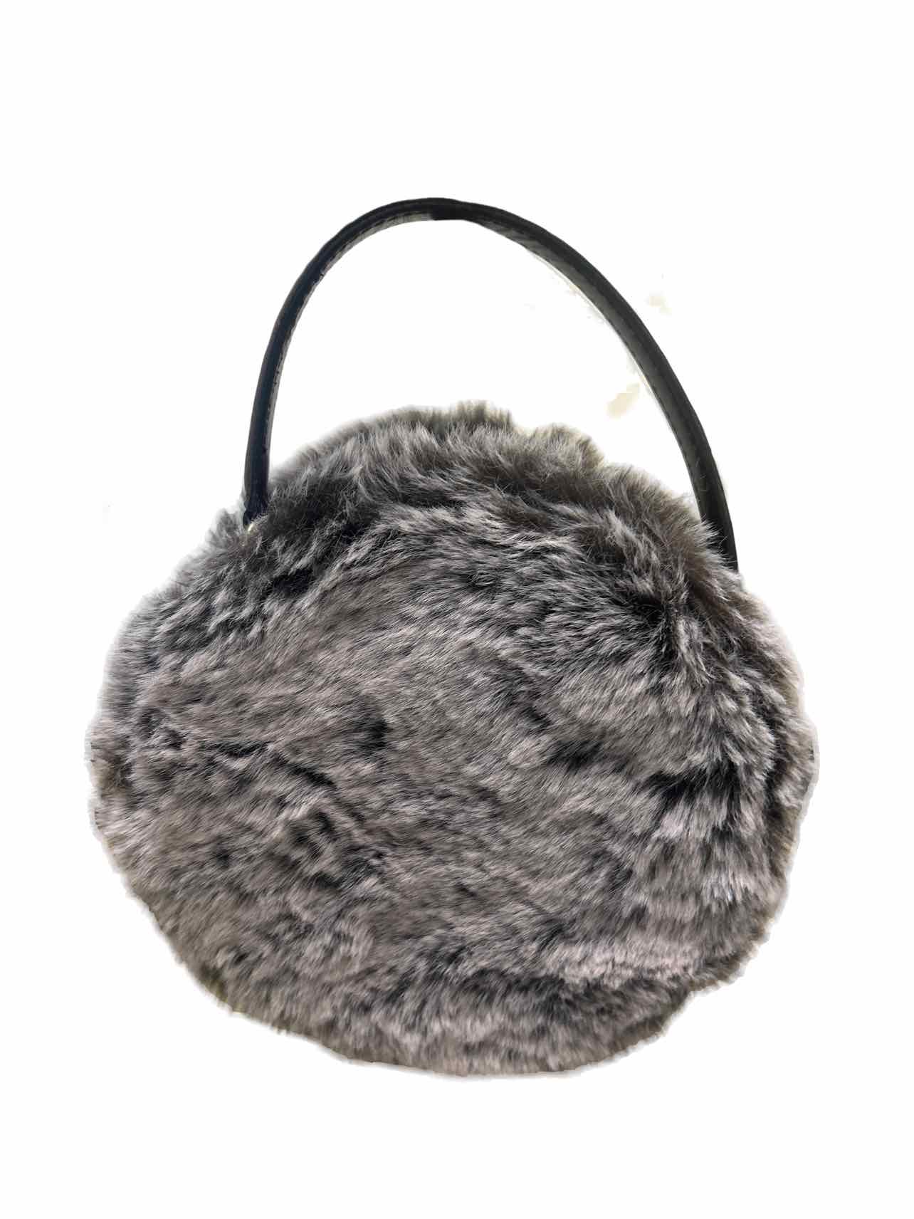 PATRICIA NASH NWT ARZANA ROUND FAUX FUR TOP HANDLE CROSSBODY