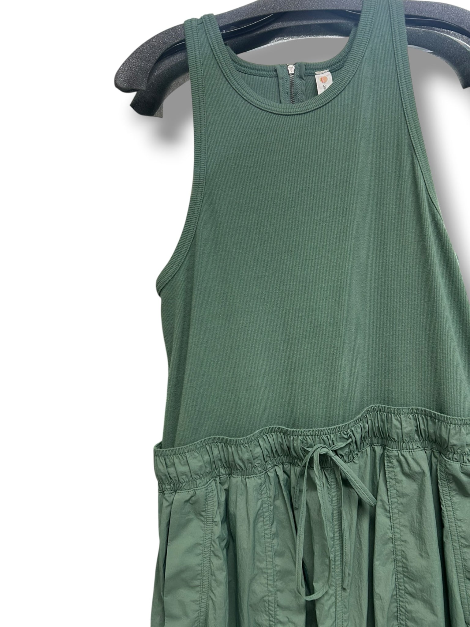 ANTHROPOLOGIE DAILY PRACTICE MESSA UTILITY CARGO JUMPSUIT GREEN SIZE XL