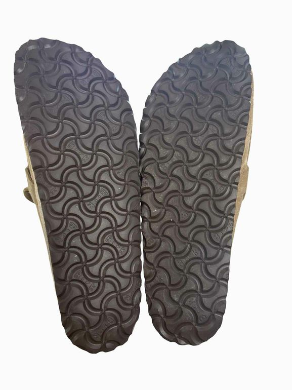 BIRKENSTOCK BUCKLEY SUEDE LEATHER MULES SIZE: 40
