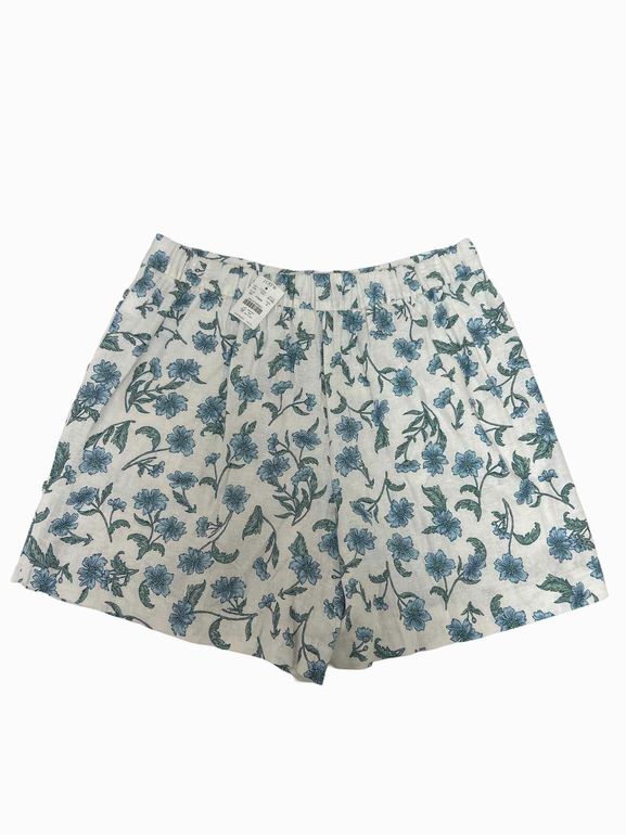 JCREW Size 8 WHITE/BLUE WSHORTS