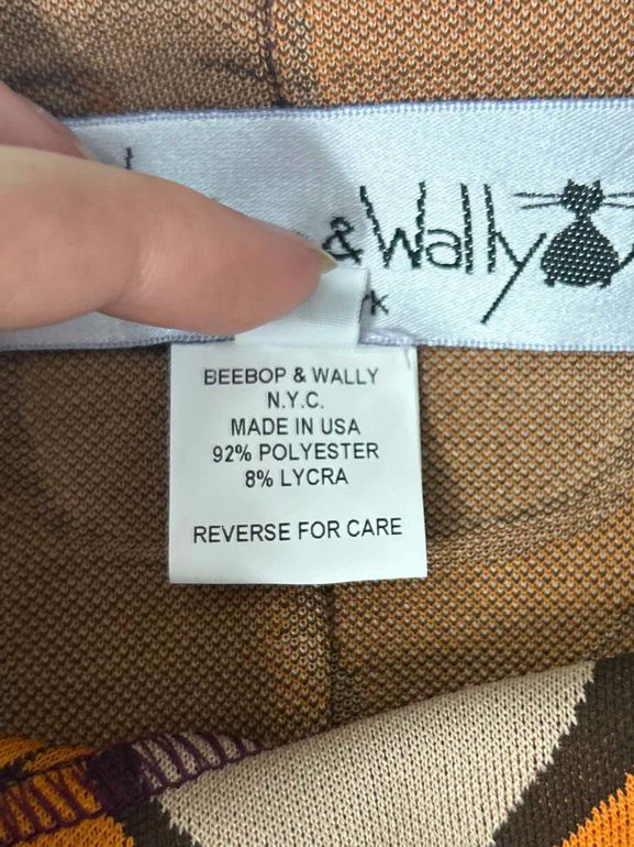 BEEBOP & WALLY NEW YORK MOD DRESS SIZE: L